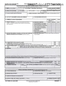 Printable Dd 214 Template in PDF